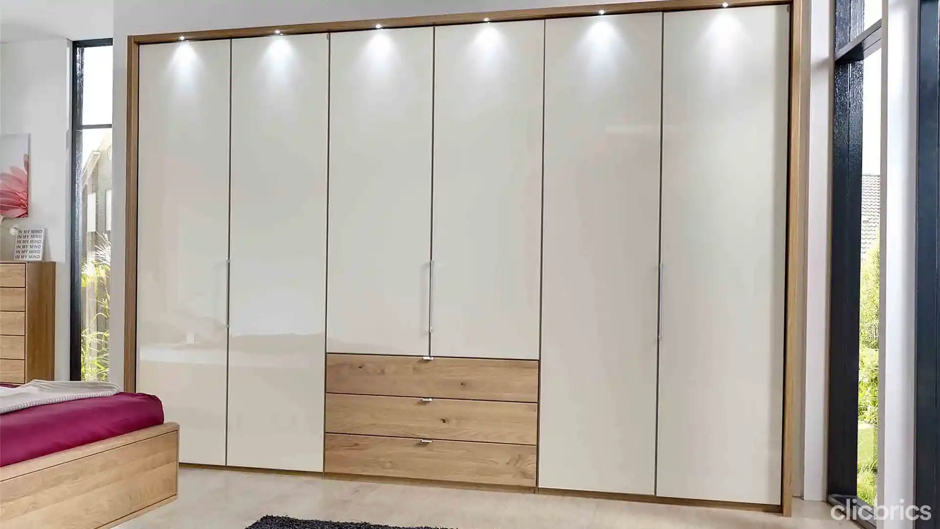 modern wardrobe designs for bedroom